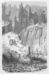 Sindbad unter den Schlangen, ca. 1868